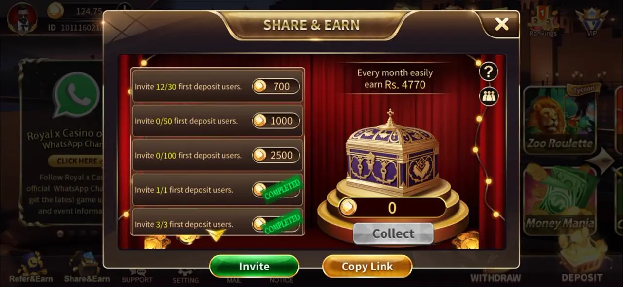 Royal X Casino gameplay screenshot 4 — Casino Game on Android